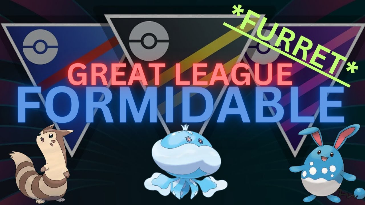 Great League Furret Jellicent Azumarill team is FORMIDABLE in PokemonGo!