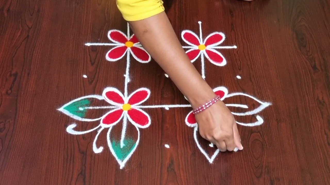 Daily kolam || festival rangoli || rangoli designs ||