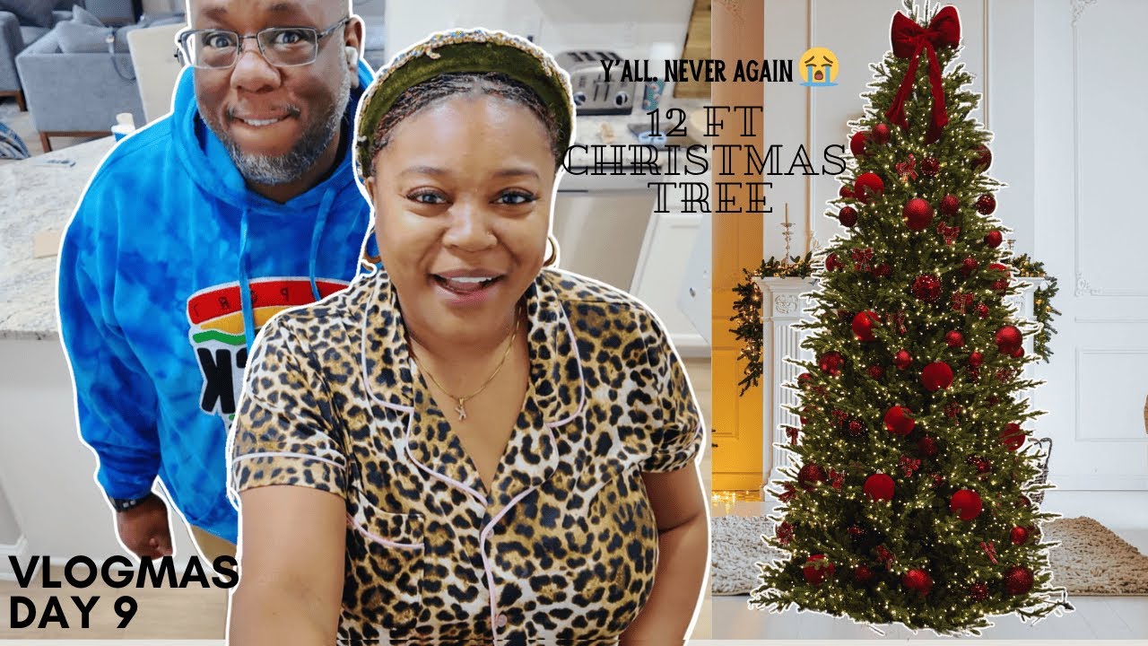 Vlogmas, день 9: Я поставила 3,5-метровую ёлку… ОДНА! 😳🎄 | Реалистично рассказываю о страхах пере...