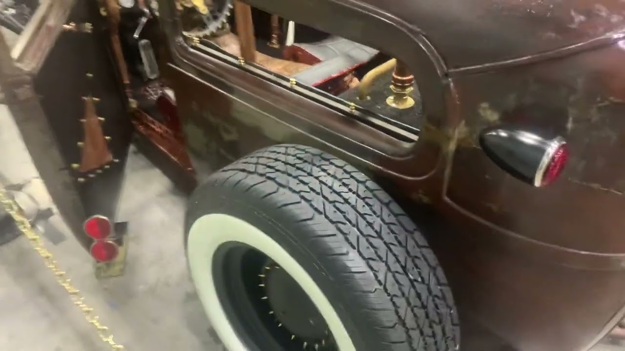 2023 cavalcade of customs, one cool steam punk rat rod