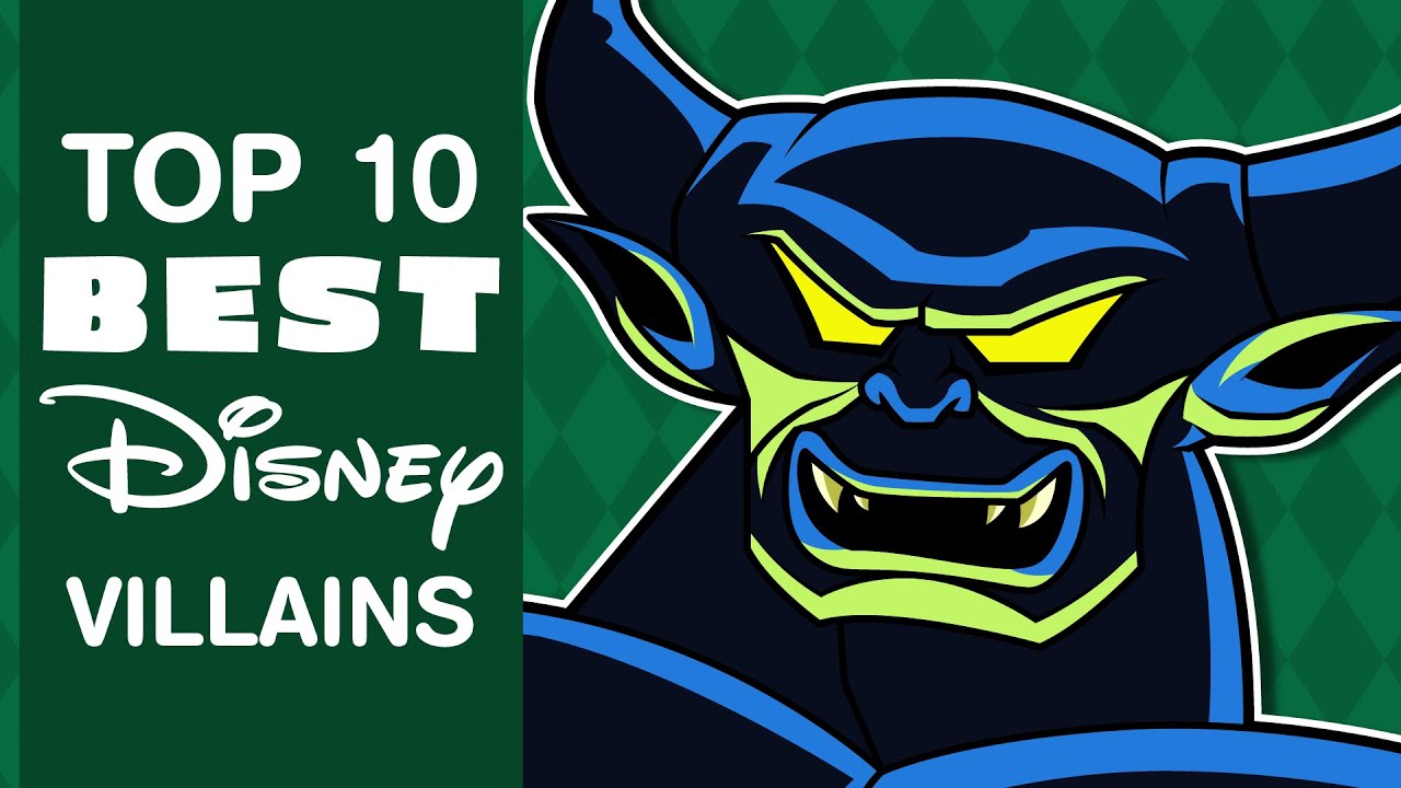 TOP 10 BEST DISNEY VILLAINS | ToonGrin 10s