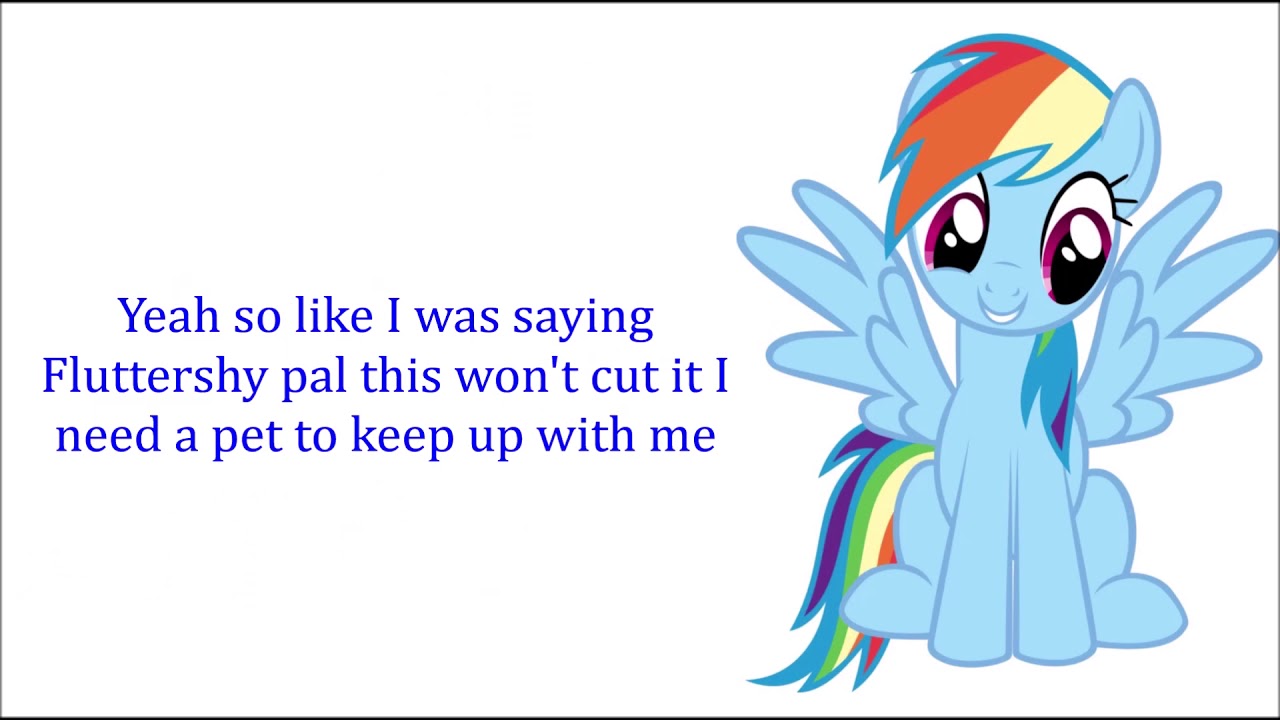 My Little Pony - Find A Pet Song Lyrics