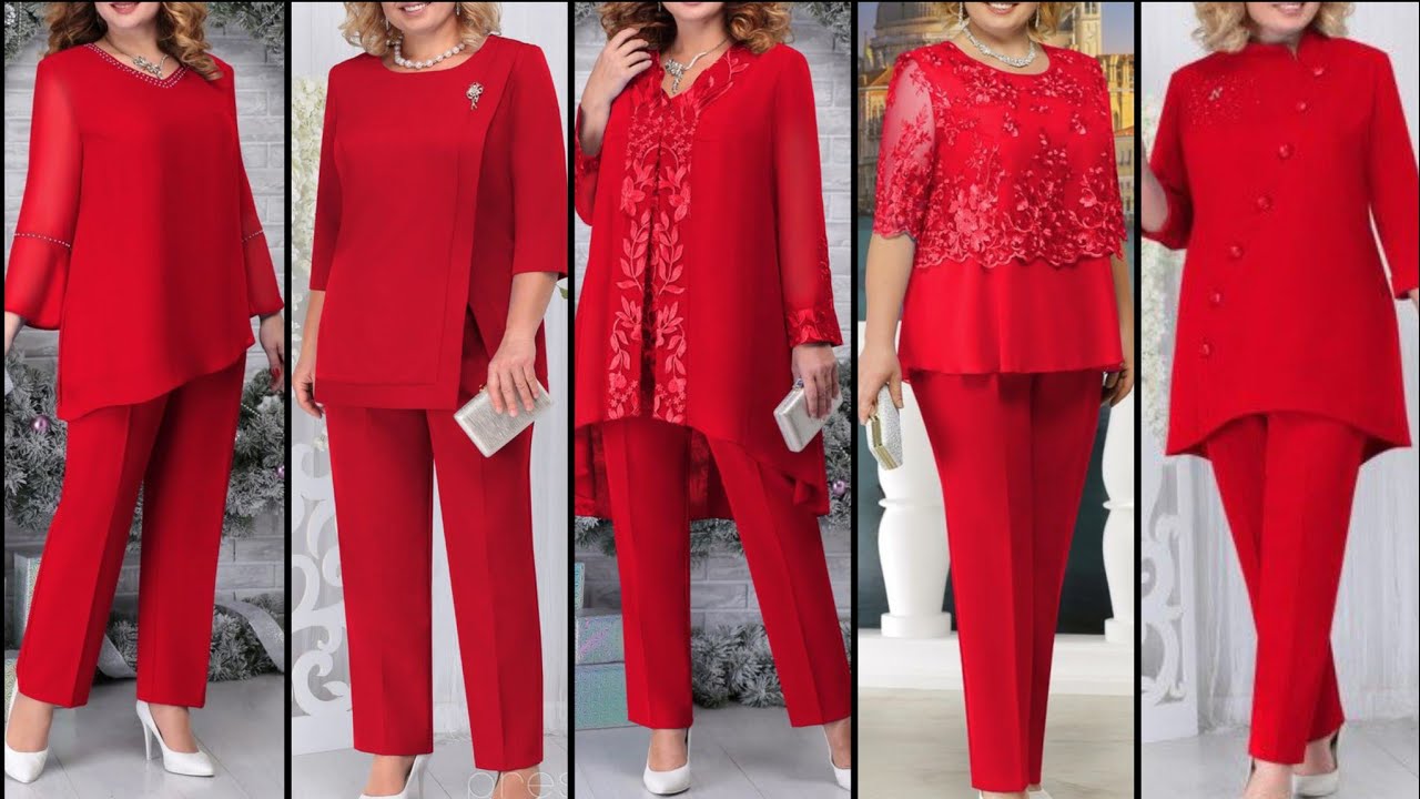 Stunning Formal Two Piece Pants Suits with Chiffon Jacket Vintage Mother of the bride Dresses 2022