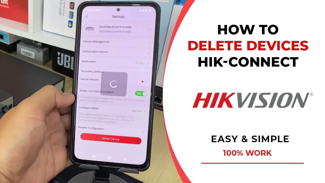 Как удалить устройства из учетной записи Hik Connect