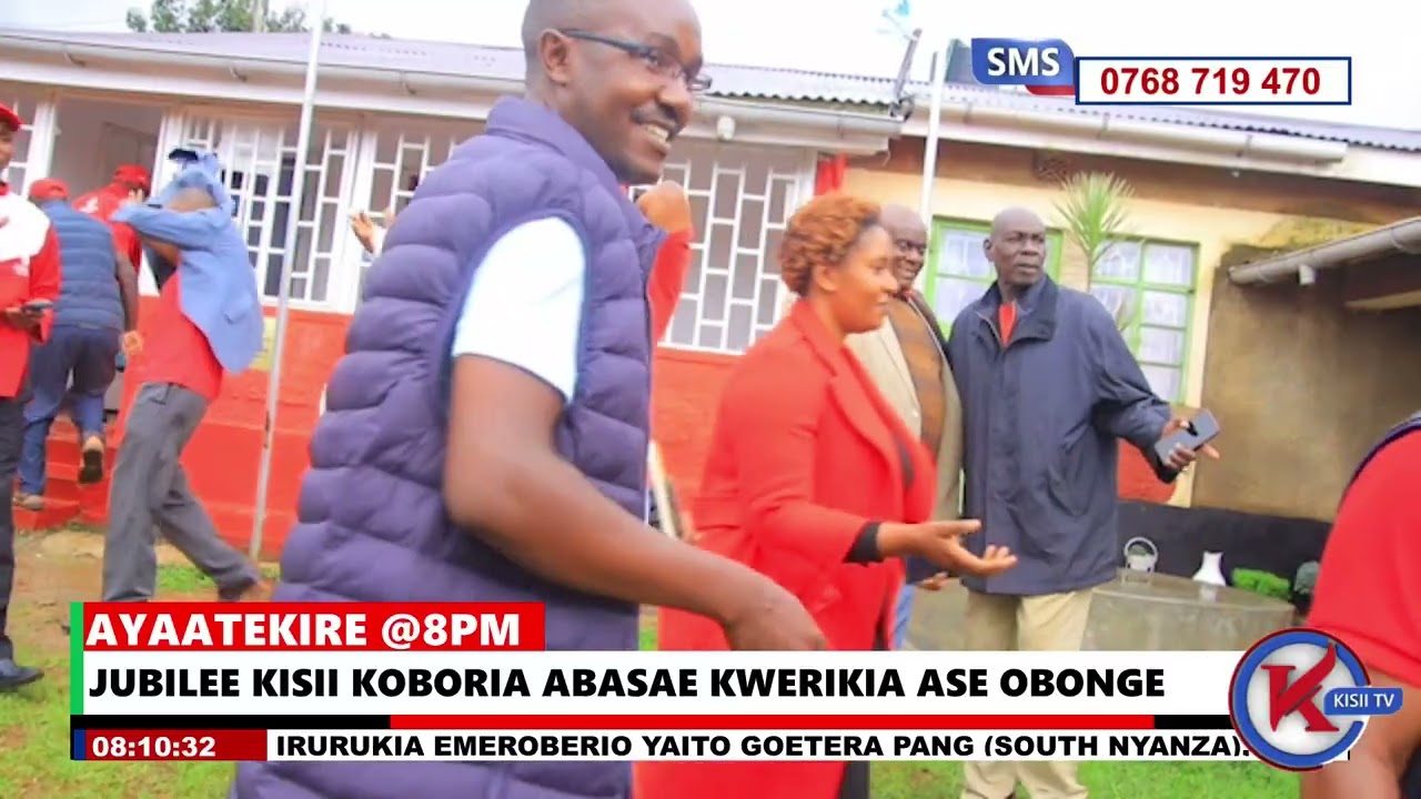 JUBILEE KISII KOBORIA ABASAE KWERIKIA ASE OBONGE