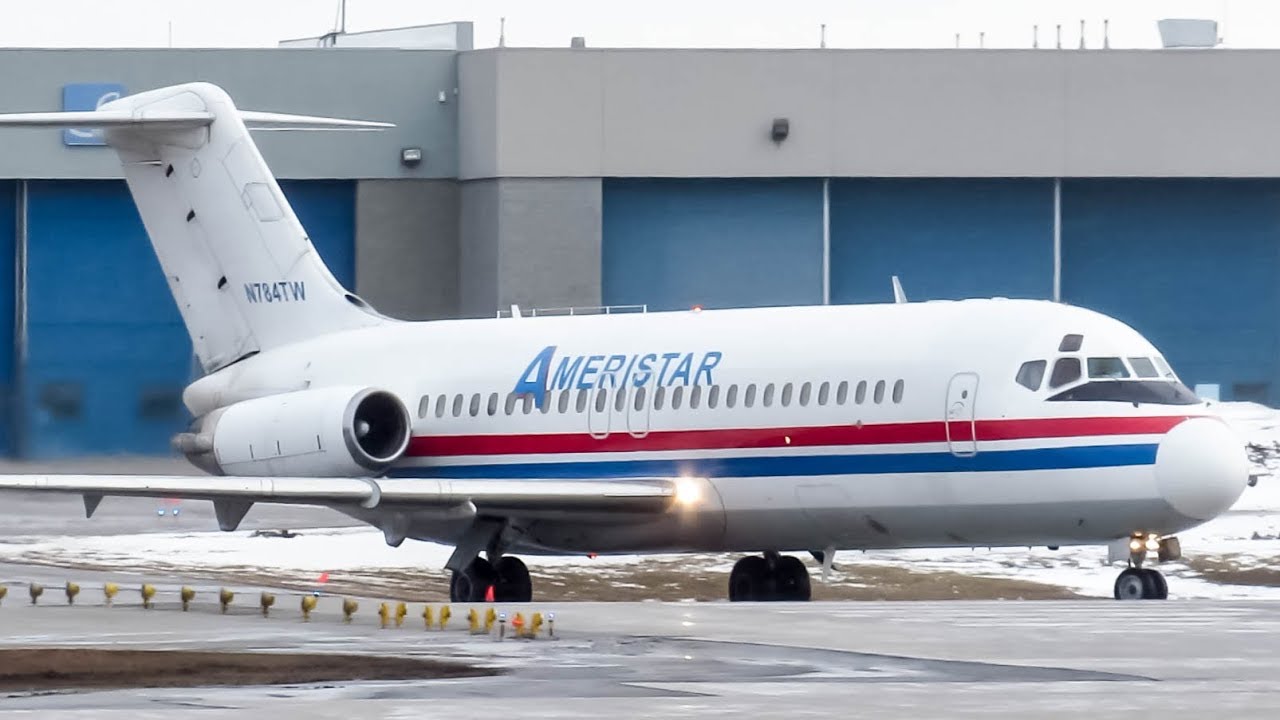 Ameristar Douglas DC-9-15 (DC91) landing in Montreal (YUL/CYUL)