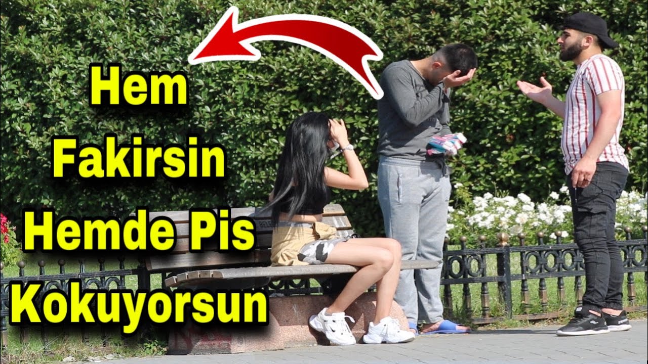 ŞIMARIK ZENGİN ÇOCUĞU OLUP YOKSUL VE EMEKÇİ BİRİNİ AZARLAMAK ( SOSYAL DENEY )