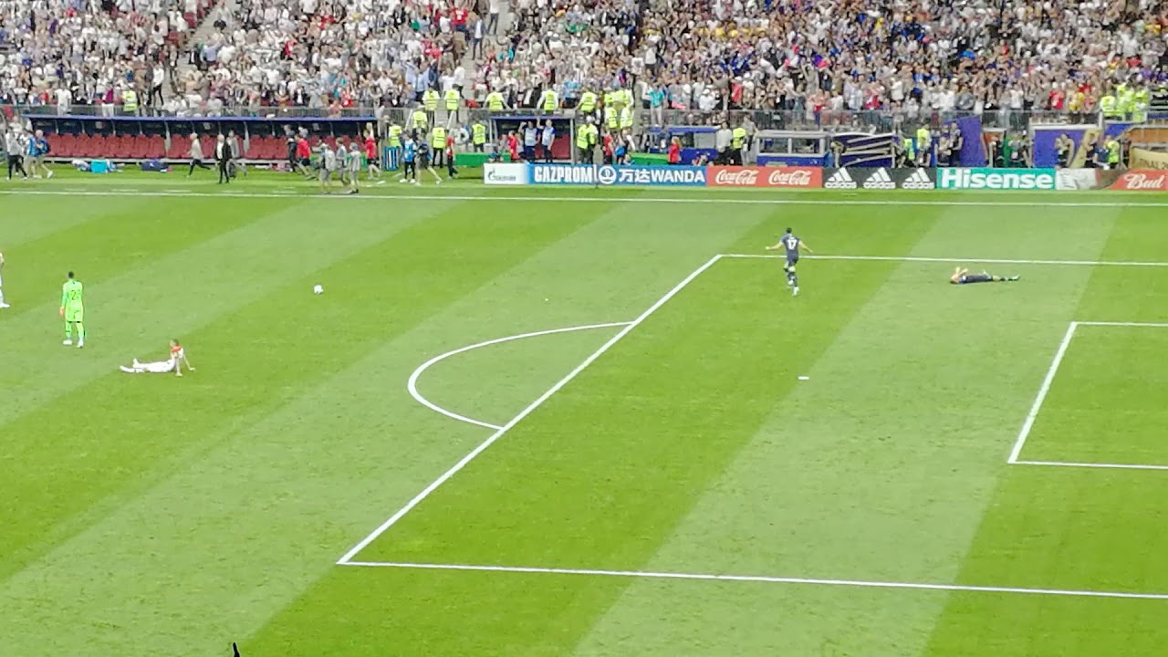 World Cup 2018 Final France vs Croatia (Last minutes and France victory)