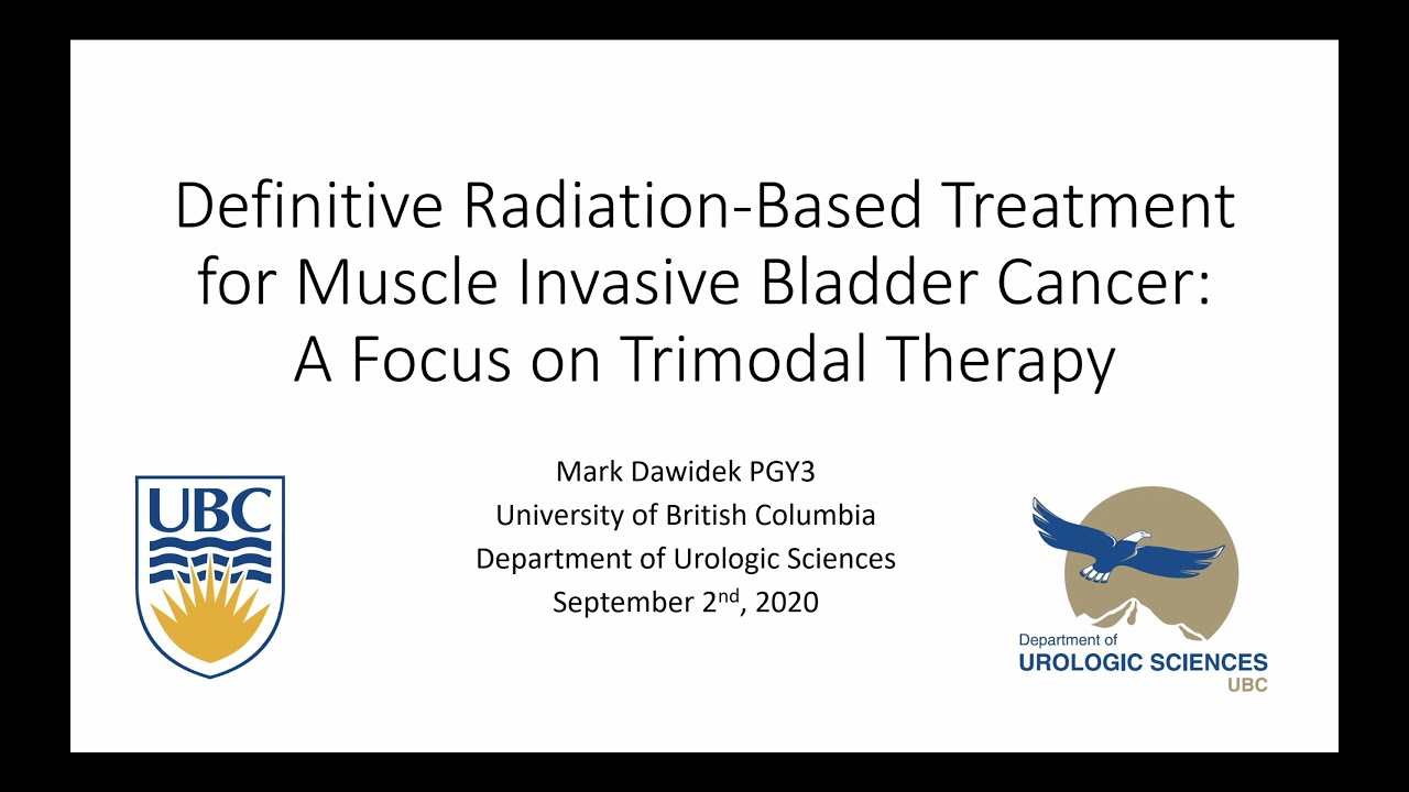 Definitive Radiation-Based Therapy for Muscle Invasive Bladder Cancer