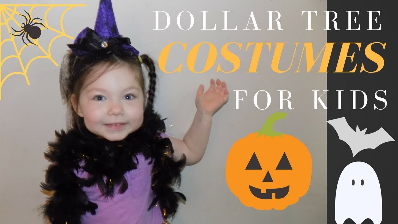 DOLLAR TREE Costumes for kids | Cheap Halloween ideas | Halloween costumes 2017