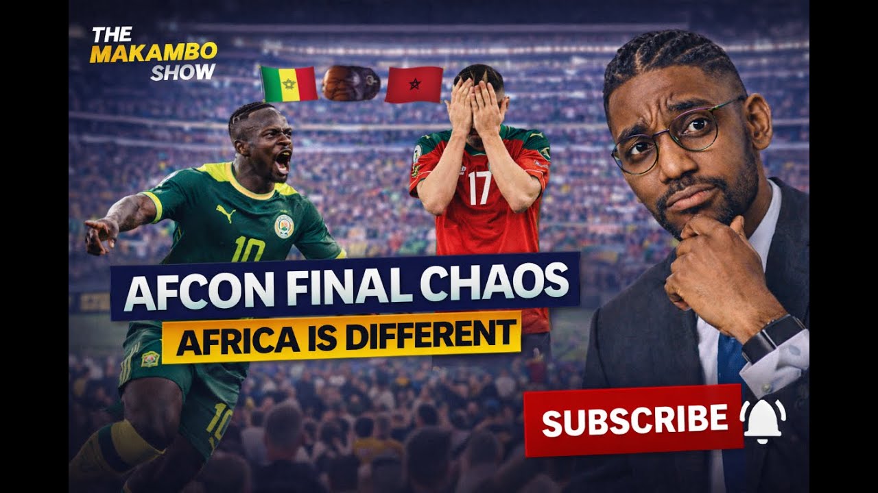 AFCON FINAL CHAOS 🇸🇳 vs 🇲🇦 | This Is Why Africa Is Different – Ted Makambo 