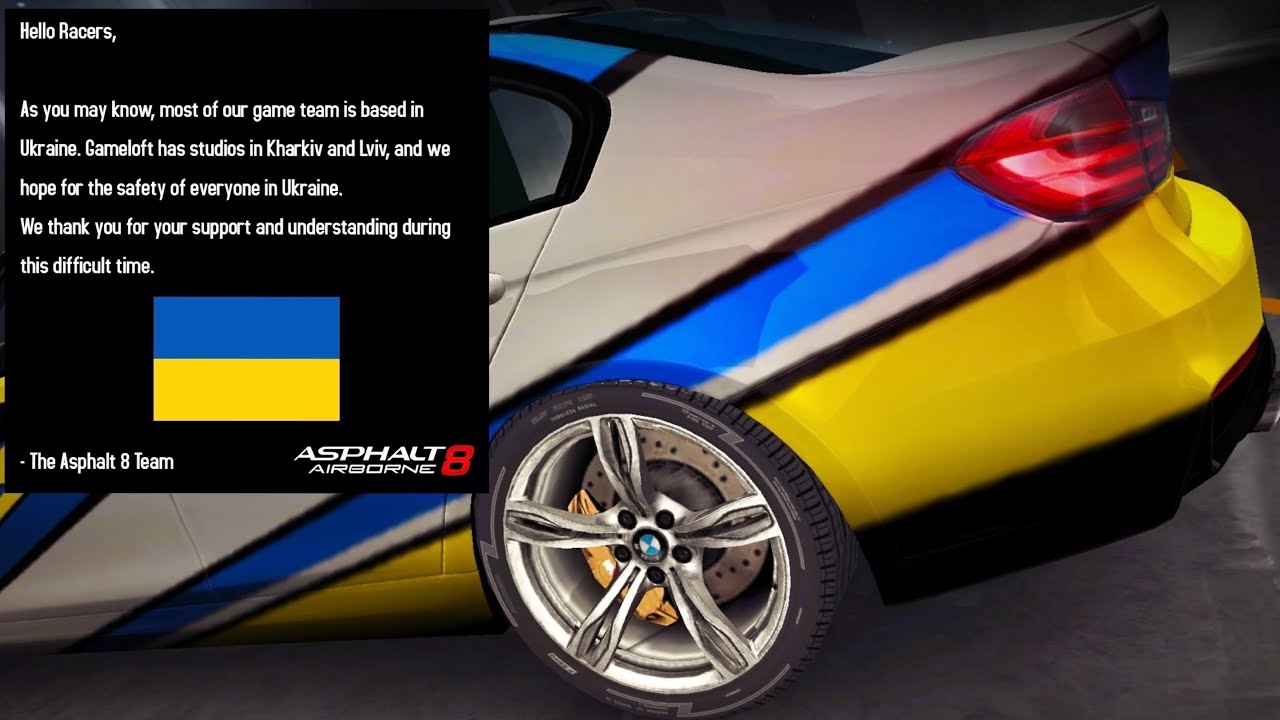 STOP THE WAR!!! | Asphalt 8, Who’s The UKRAINIAN Asphalt Team? A Metal Season Race Dedicated To THEM