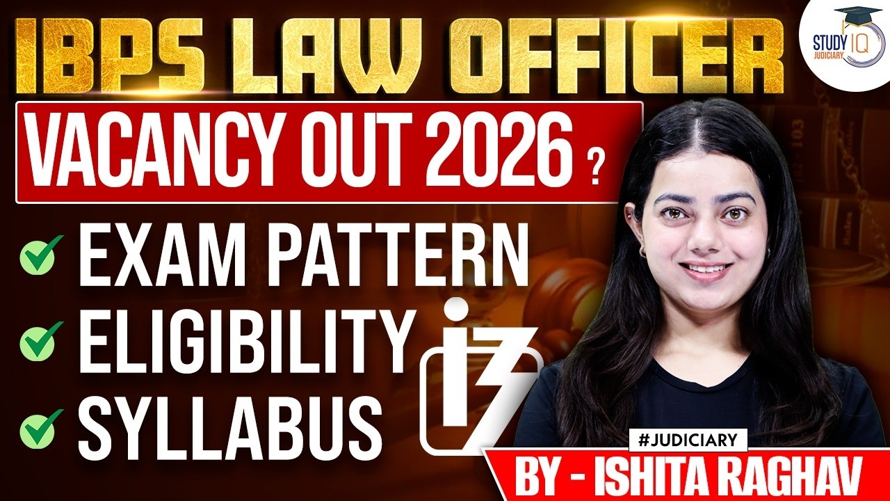 IBPS LAW OFFICER VACANCY OUT 2026 ? Eligibility | Syllabus | Exam pattern | By- Ishita ma&rsquo;am