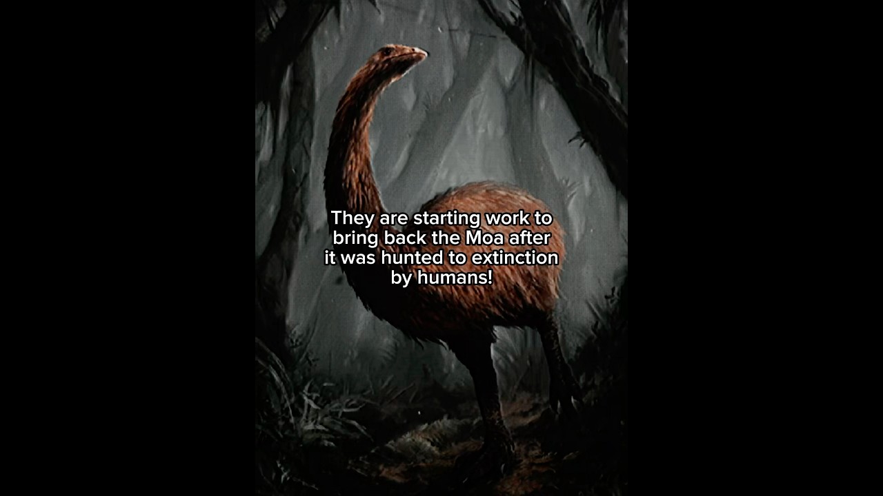 The next animal that will be brought back from extinction?? #prehistoric #deextinction #moa