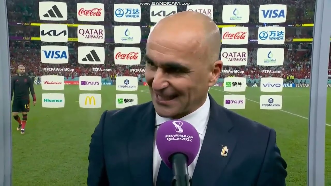 Belgium 0:2 Morocco   Roberto Mart&iacute;nez post match interview
