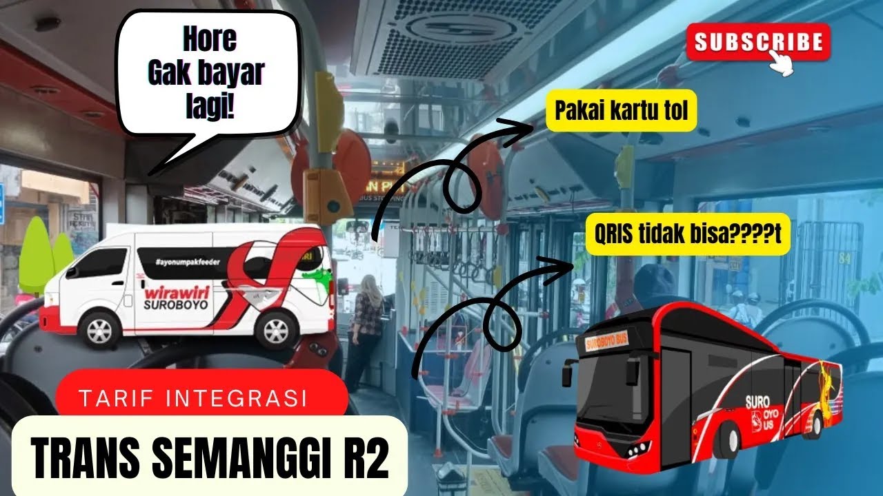 Trans Semanggi R2 Tidak Bisa Bayar Pakai QRIS. Bagaimana dengan Suroboyo Bus & Wira-wiri?