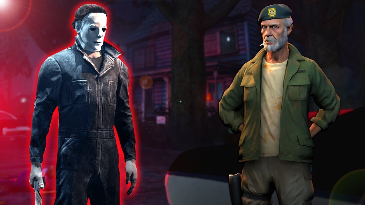 I Became Michael Myers and Hunted My Man Scout Friends! - Dead By Daylight Funny Moments