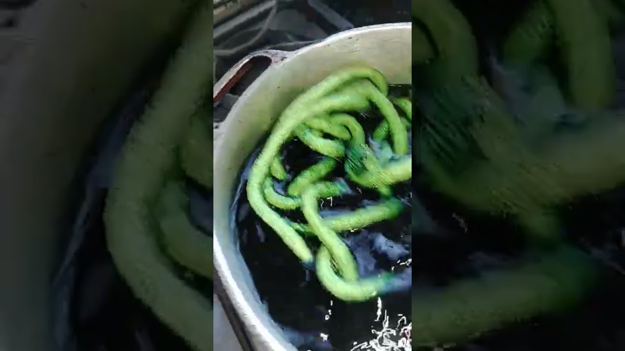 Como tingir cordão de algodão ❣️🧵