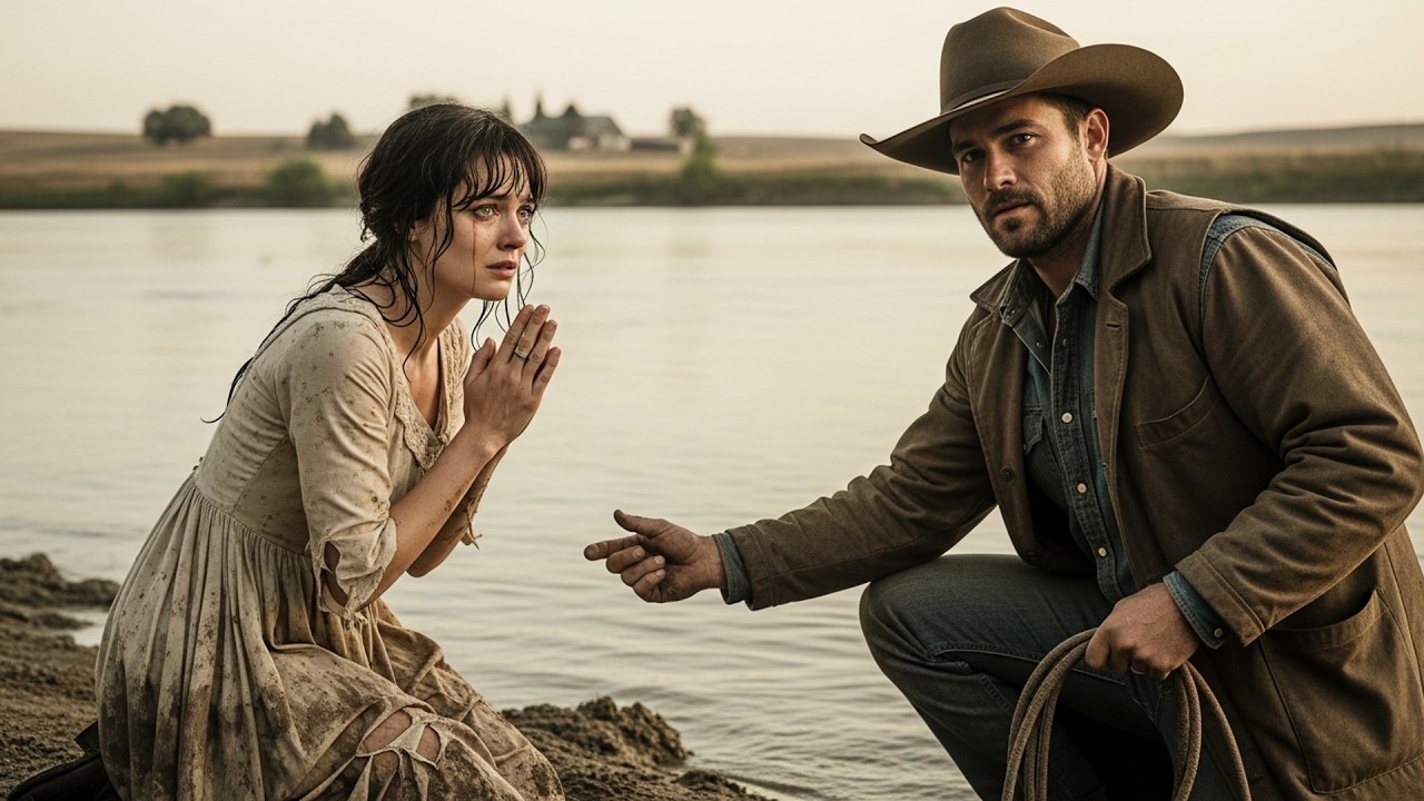 The Cowboy Found Her Praying For Death By The River, He Gave Her A Reason To Pray For Life