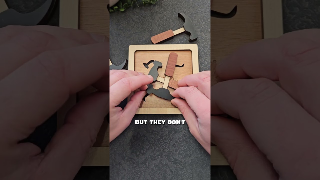 How do they all fit?!! #puzzle #puzzles #brainteaser #satisfying