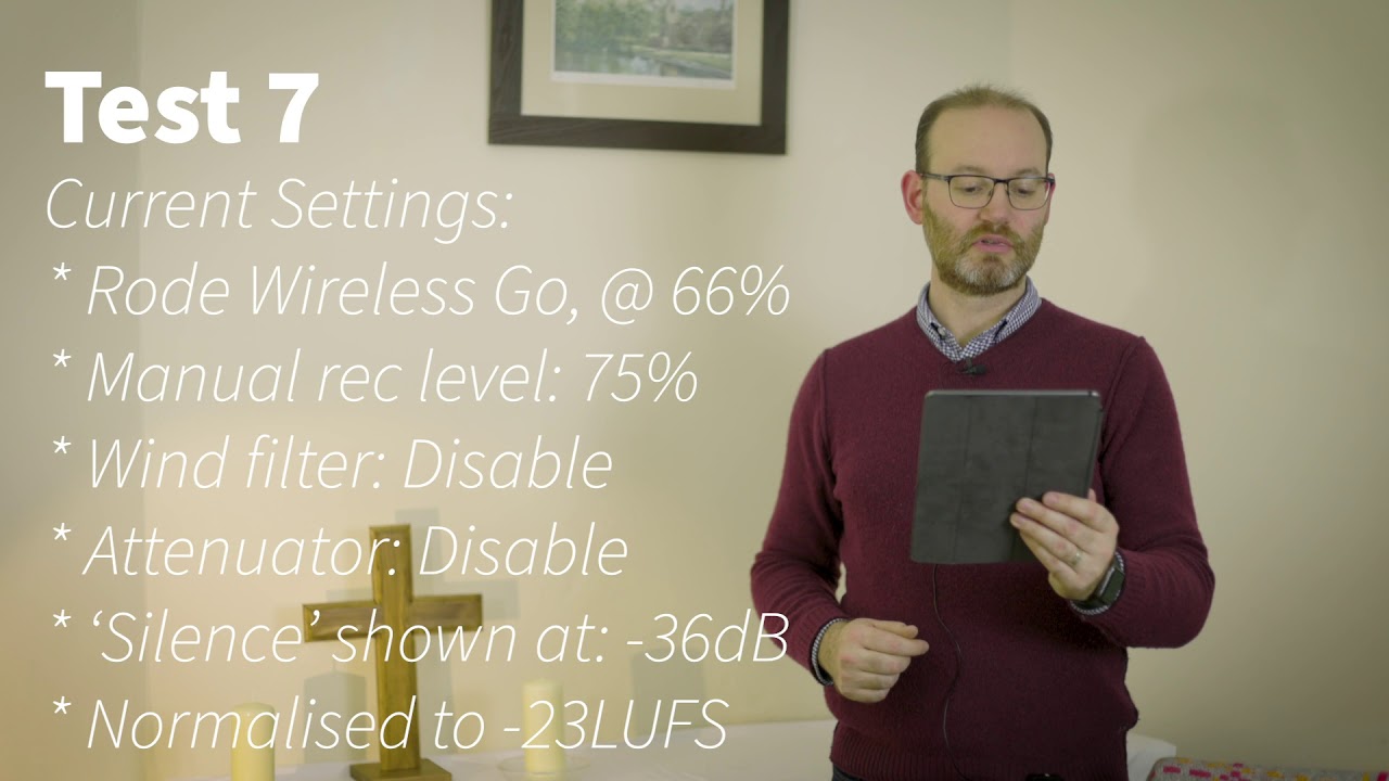 Canon EOS R6 Audio Testing - internal mic and Rode Wireless Go