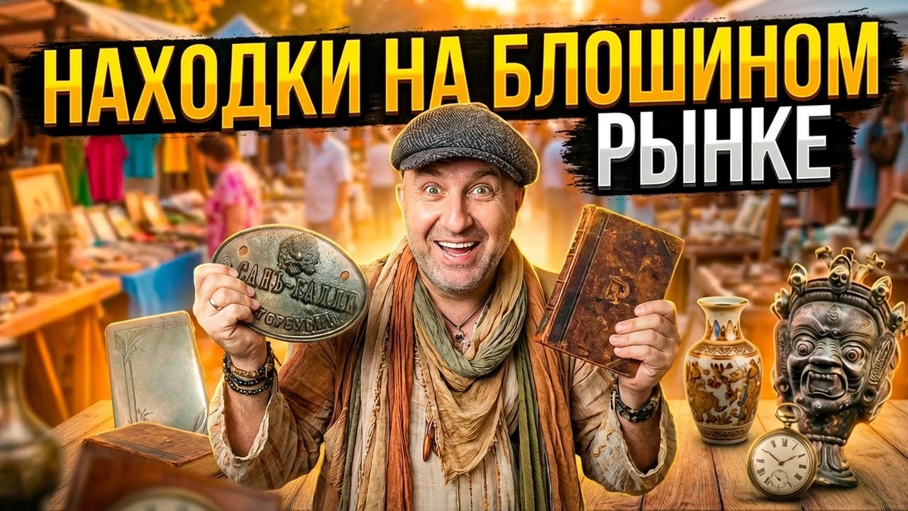 БЛОШИНЫЙ РЫНОК ВЕРНИСАЖ в Измайлово  Редкие находки.