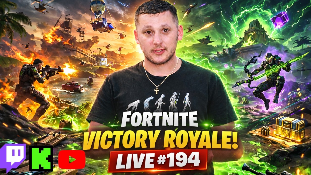 Fortnite LIVE 194 – Let’s Get Some Wins!