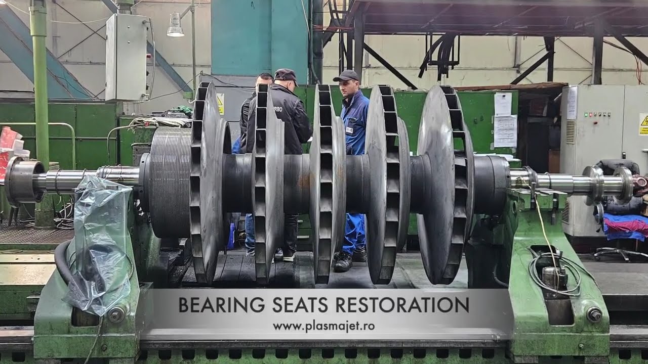 Turbosupercharger Rotor Repair | Electric Arc Thermal Spray + Precision Grinding
