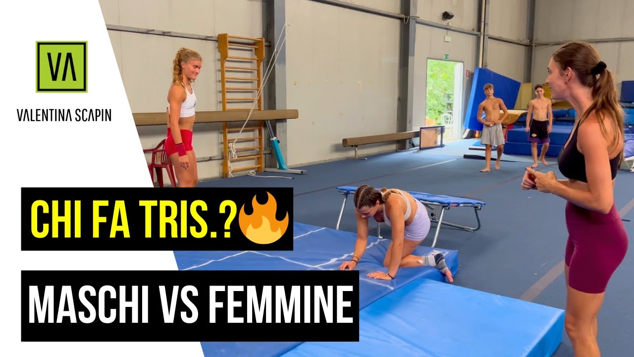 Chi Fa Tris per Primo? 😱 Challenge di Ginnastica Ragazzi VS Ragazze!
