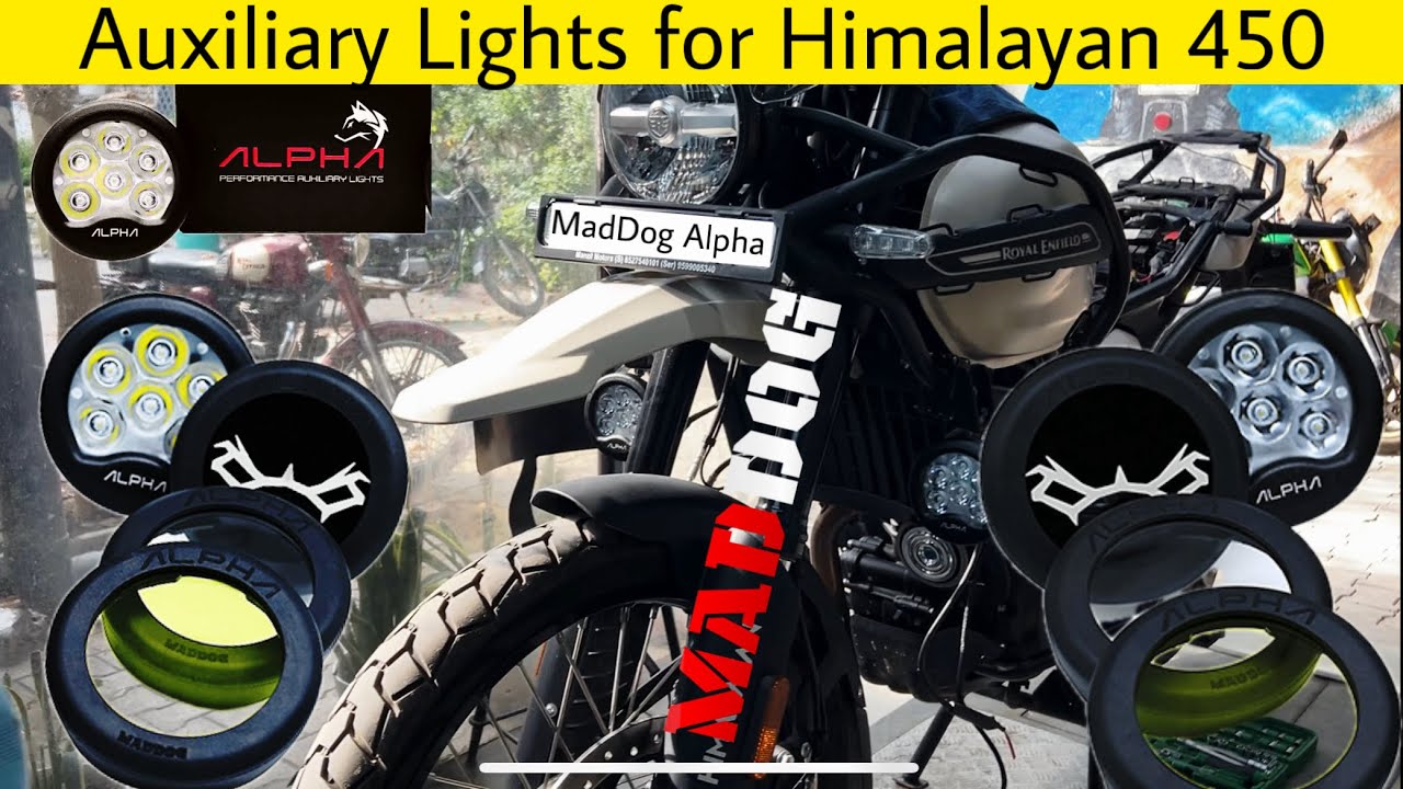 MadDog Alpha lights installed on Himalayan 450 | Vlog 2