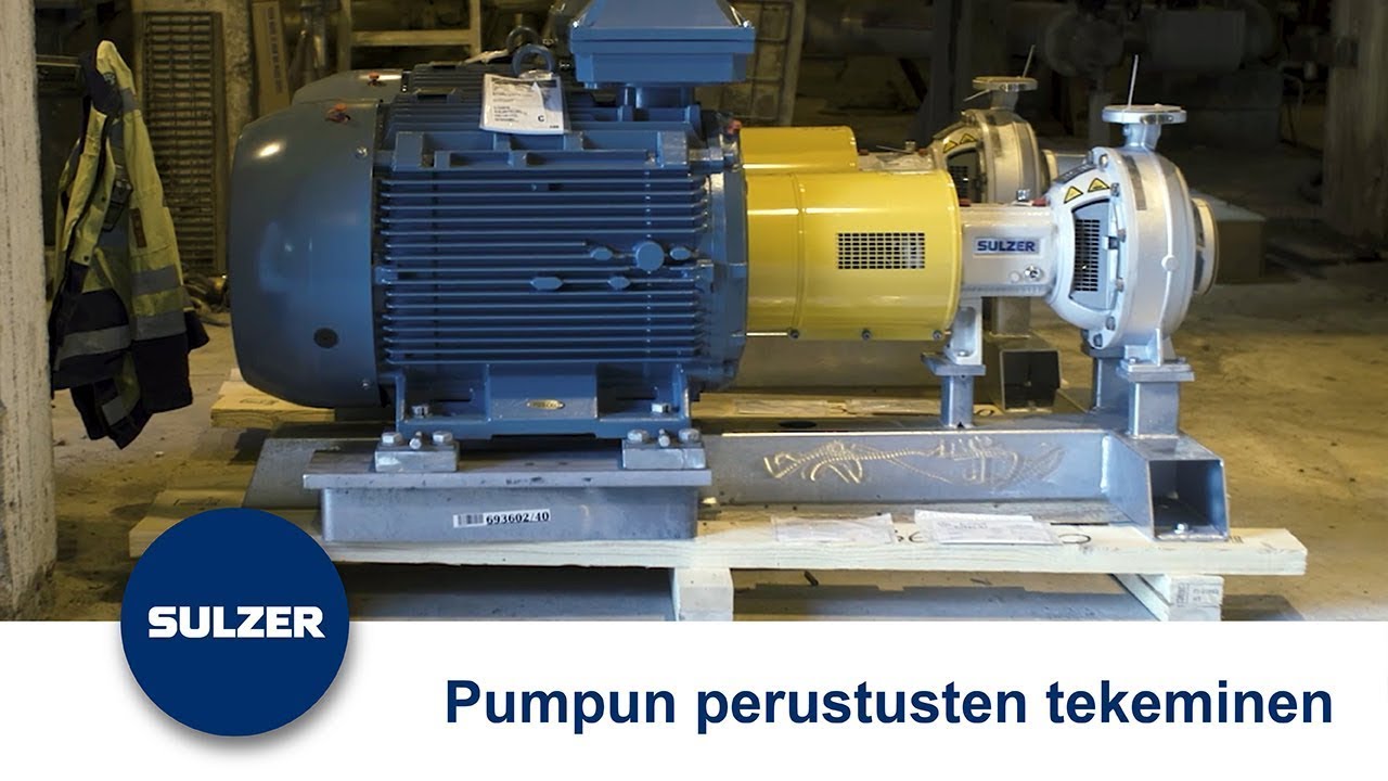Pumpun perustusten tekeminen oikein