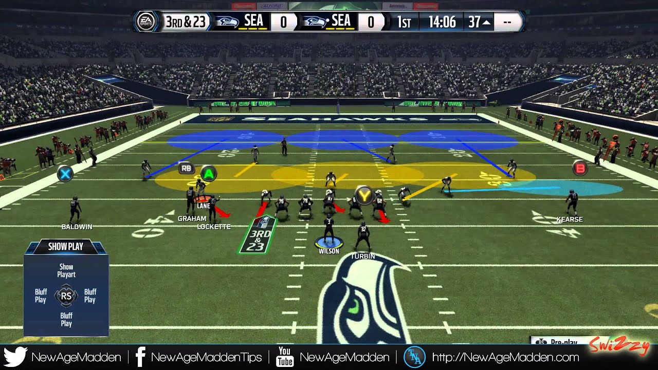 Madden 16 Tips | Quarter Normal - A Gap Nano Blitz