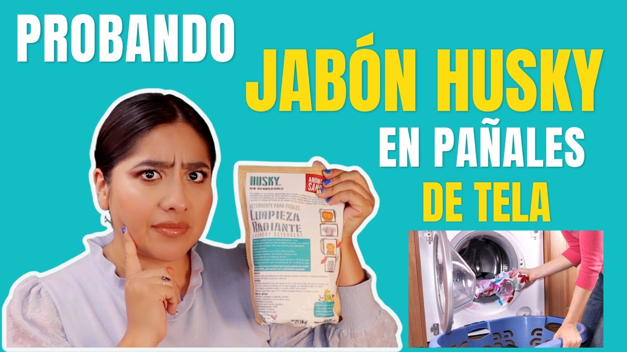 Probando JABÓN HUSKY en pañales de tela SALIO MAL #pañaleandoando