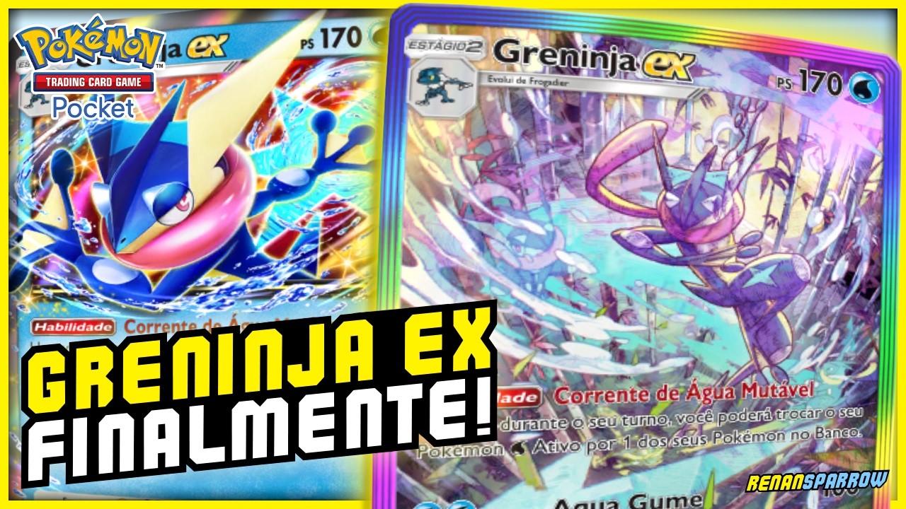 DECK GRENINJA EX O MAIS ESPERADO DO CANAL! 🥷 || Pokémon TCG Pocket #372