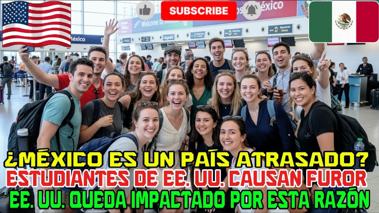 ¿México es un país atrasado Estudiantes de EE  UU  causan furor y sacuden las redes