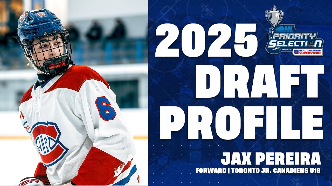 2025 #OHLDraft Prospect Profile: Jax Pereira (Toronto Jr. Canadiens)