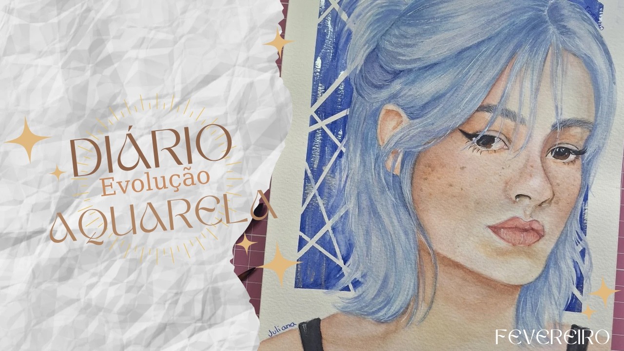 Diário de Evolução na Aquarela - Fevereiro