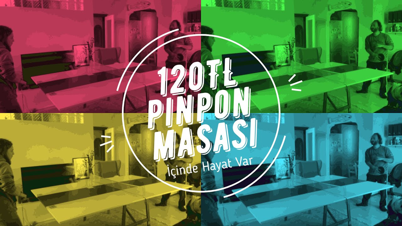 Evde 120 LİRAYA Büyük Boy MASA TENİSİ - PİNPON MASASI Yapımı