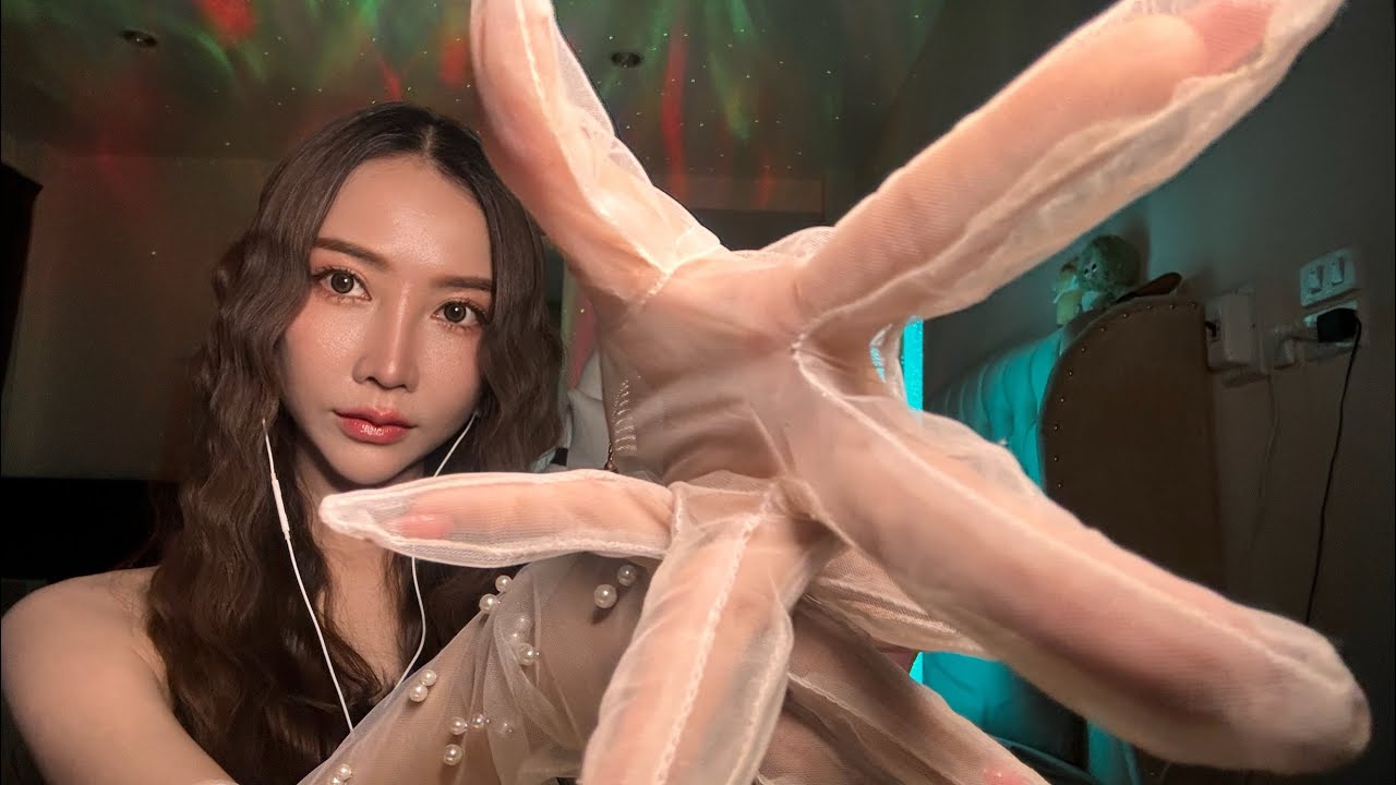 ASMR Mouth sound& hand (ถุงมือขาว)  ฟินๆ ผ่อนคลาย100%