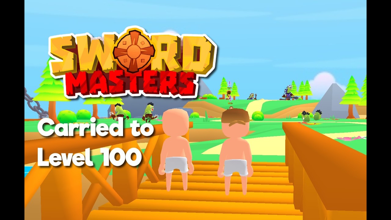Getting Carried to Level 100 by Crystal | Swordmasters.io