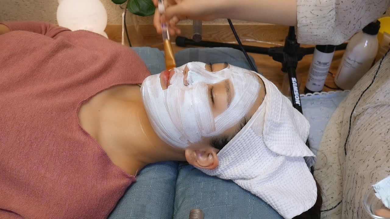 [ASMR] 사촌 동생의 리얼 홈 에스테틱 3 | 메뉴얼 테크닉, 석고 팩, 고무 팩, 크림 팩