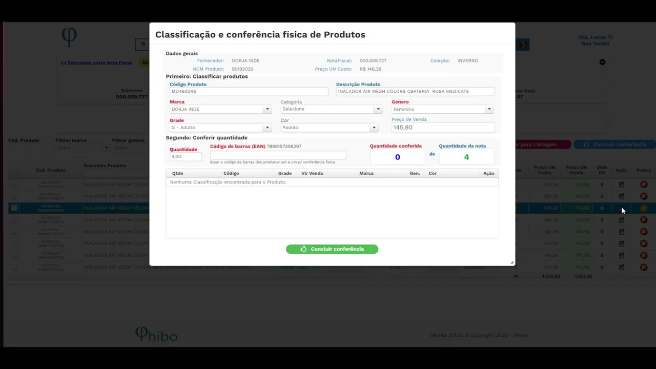 Como desmembrar produtos que vieram unidos na validação do xml