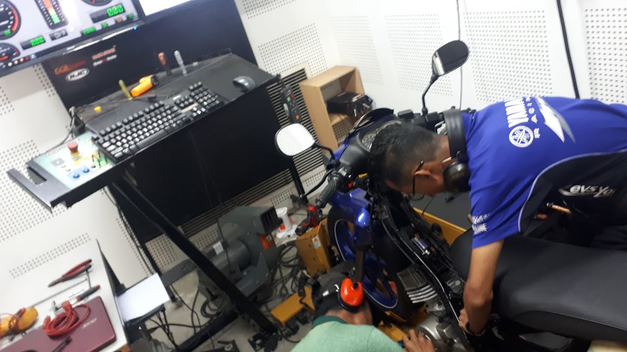 1st DYNO TEST 125ZR SPEC 62 UMA RACING