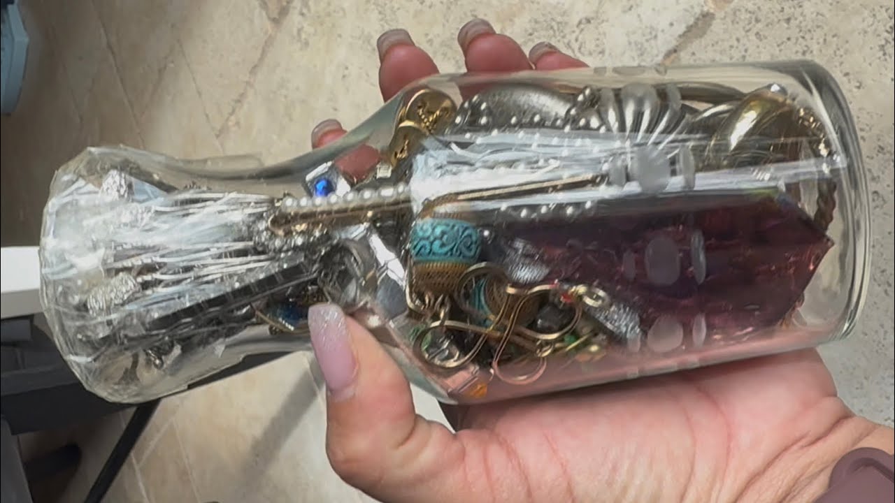 Jewelry Jar $12.99 Silver Rings and en Much More #unboxing 