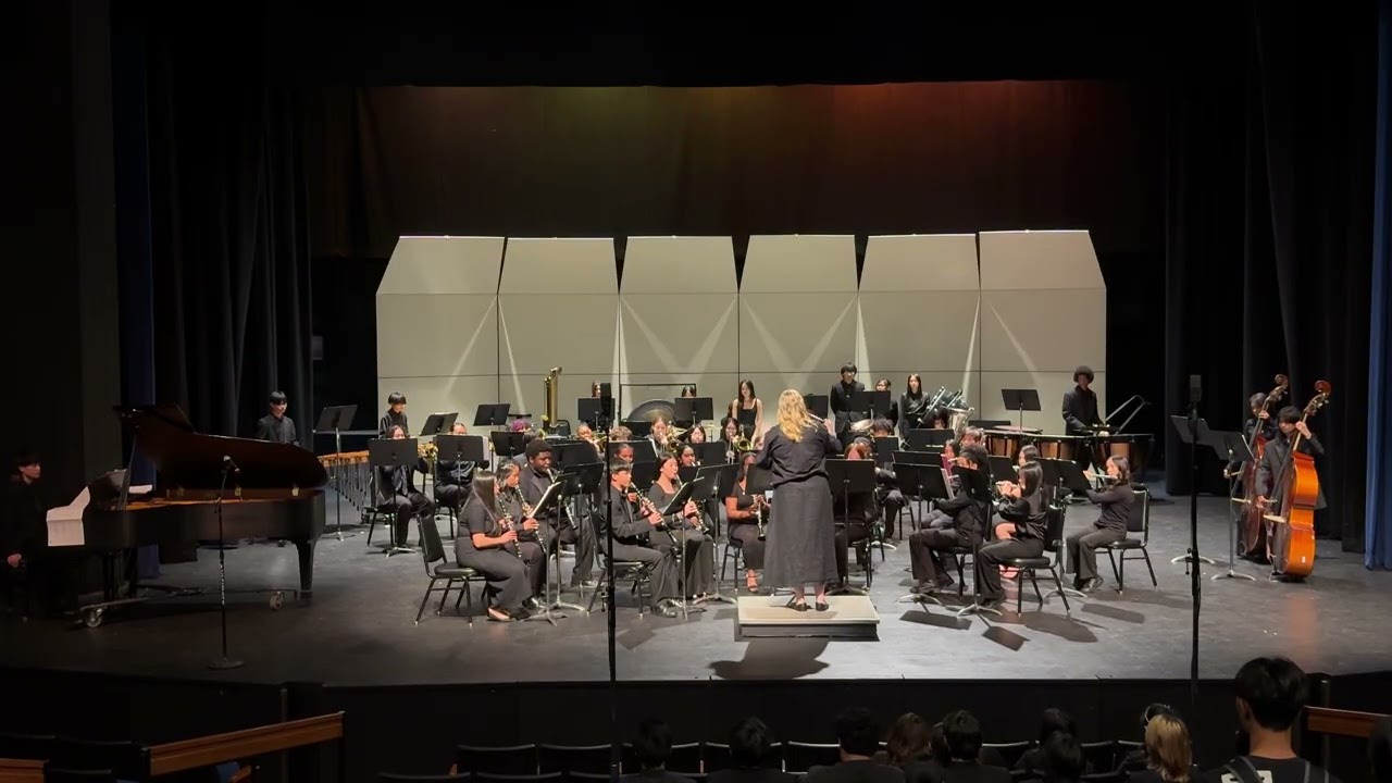 MTHS Concert Band; Ancient Flower by Yukiko Nishimura at Delta College Band and Orchestra Festival