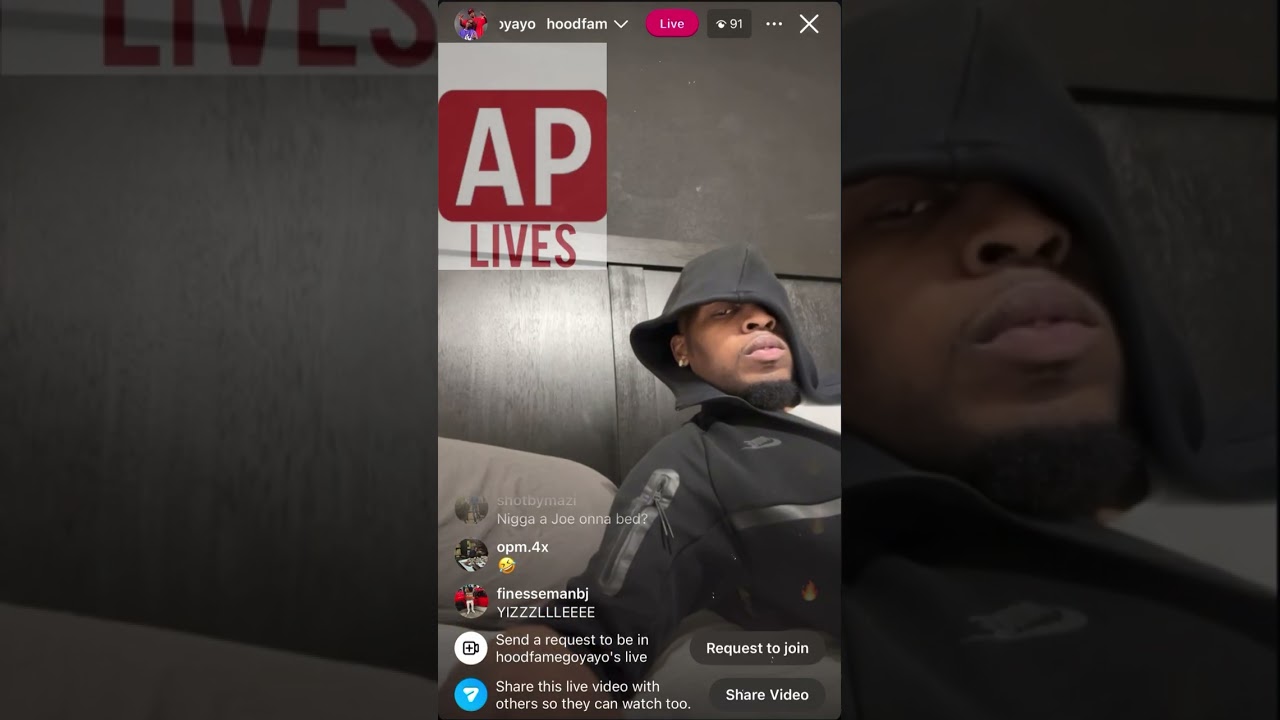 Go Yayo engaging with followers while currently on house arrest?! Like, Share, SUBSCRIBE!