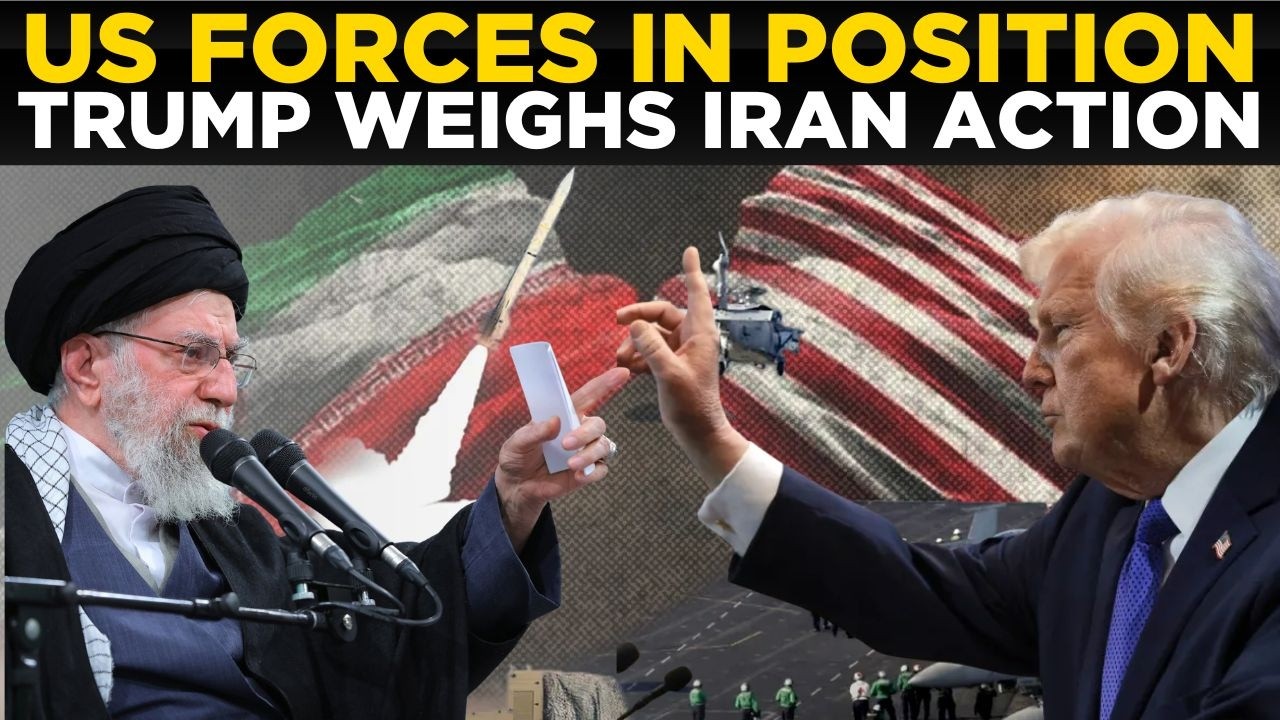 US Vs Iran SHOCKING News LIVE | Trump Weighs Military Action as U.S. Forces Move Into Position