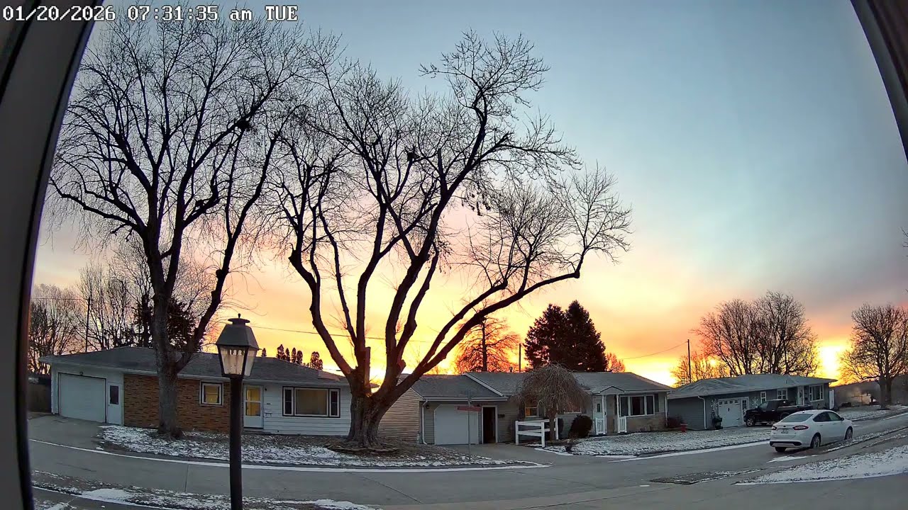 Time Lapse Sunrise January 20, 2026