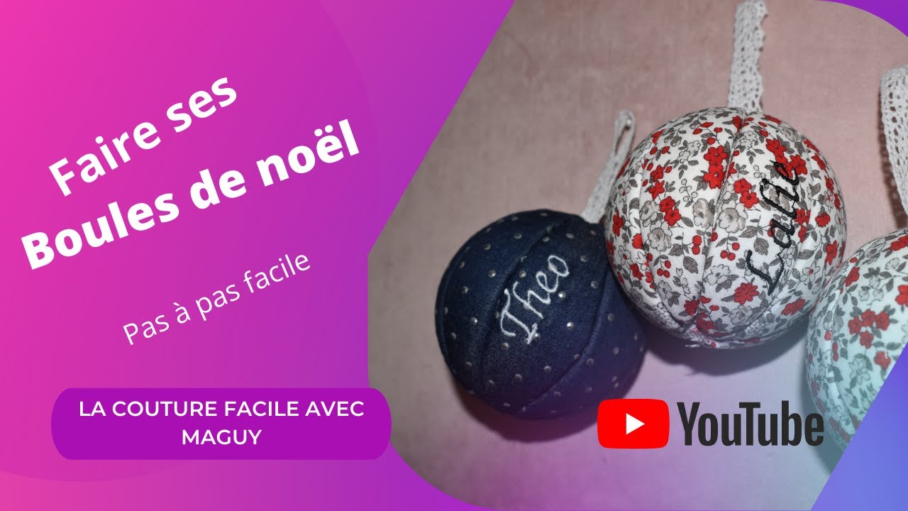 Boule de noël personnalisée.