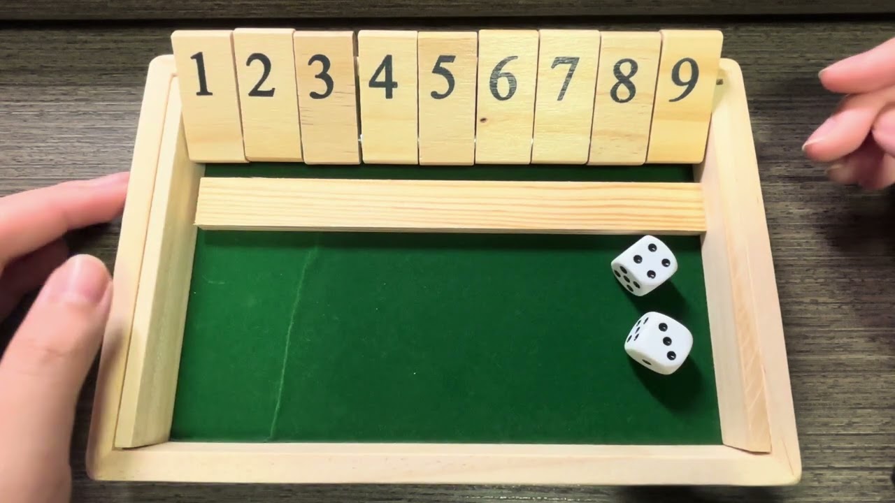 ASMR For shut the box 😴💤
